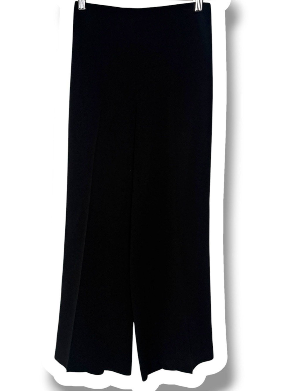 Theory Black Crepe Wide Leg Pant Size 00 - Picture 5 of 12